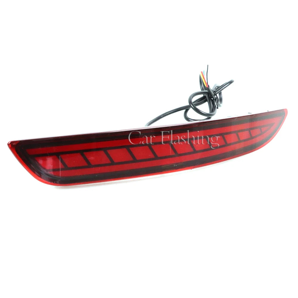 2Pcs for Mazda 3 Mazda3 Axela 2019 2020 2021 Car Rear Fog Lamp LED Rear Bumper Brake Light Dynamic Turn Signal Light Reflector